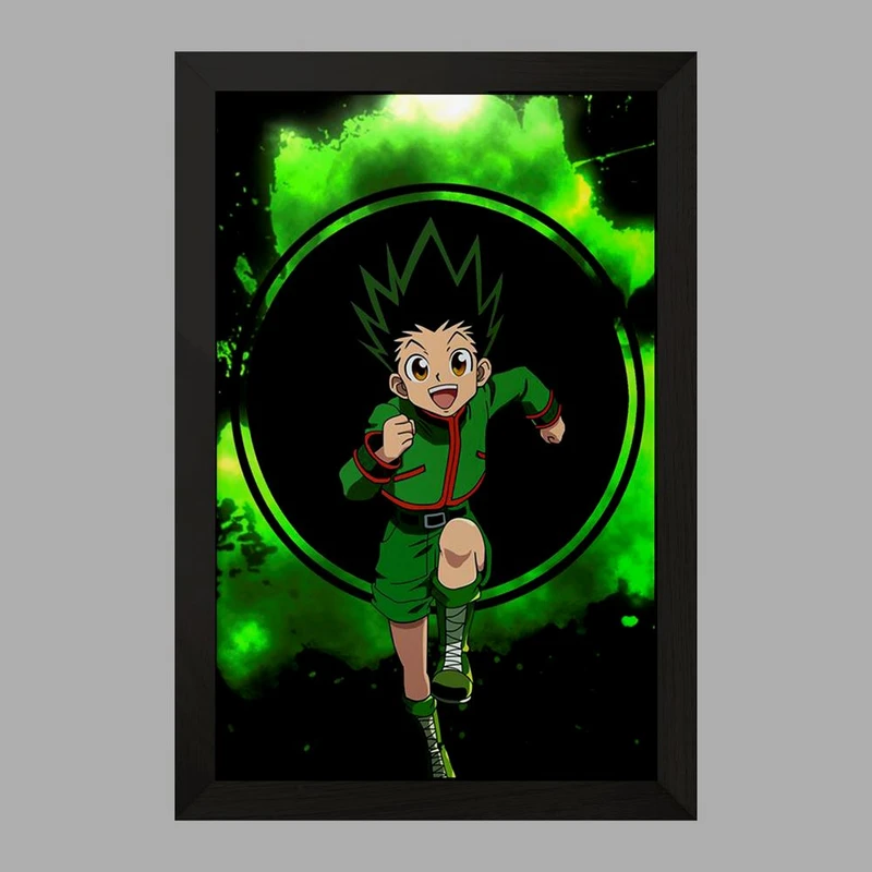 تابلو خندالو مدل گون انیمه هانتر ایکس هانتر Hunter × Hunter  کد 10736