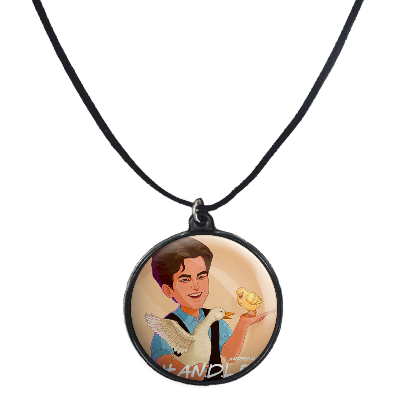 گردنبند پرمانه طرح فرندز کد pmb.19008 مدل دو طرفه