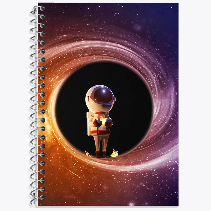 دفتر لغت 50 برگ خندالو طرح فضانورد کد F6441