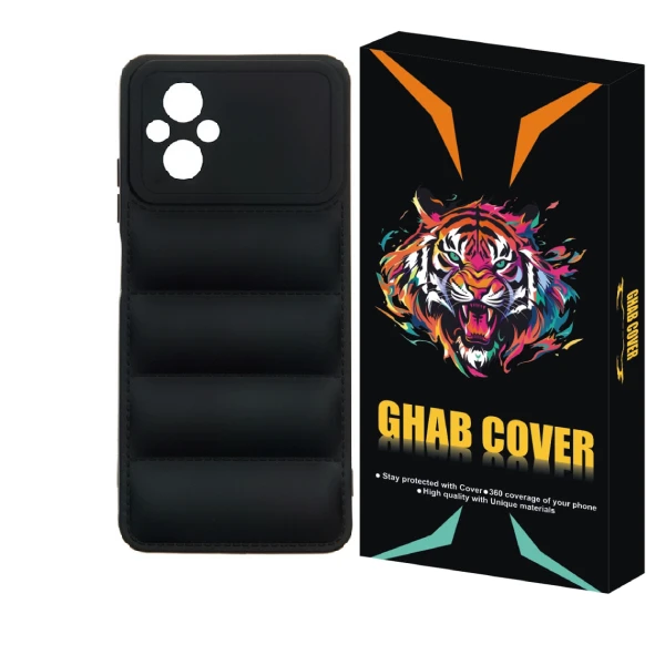 کاور قاب کاور مدل پافری طرح Puffery مناسب برای گوشی موبایل شیائومی Poco M5