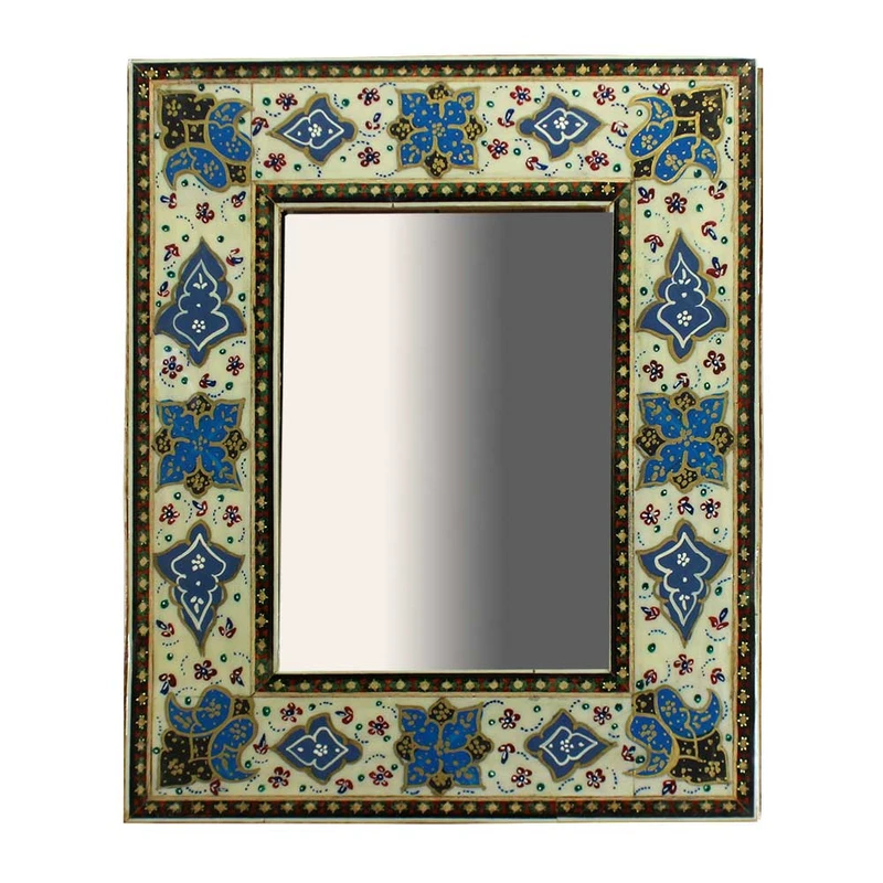 آینه دیواری خاتم کاری چوبی کد 26-sha-21