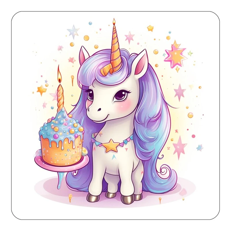 مگنت کاکتی طرح اسب تک شاخ و یونیکورن مدل mp29583