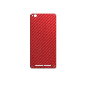 MAHOOT Red-Fiber Cover Sticker for Xiaomi Redmi 3