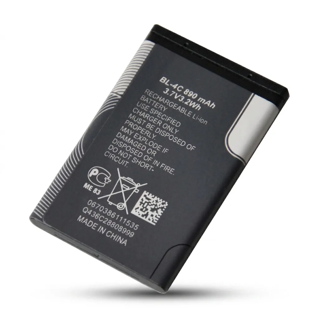 باتری موبایل مدل BL-4C ظرفیت 890 میلی آمپر ساعت مناسب برای گوشی موبایل نوکیا 4c