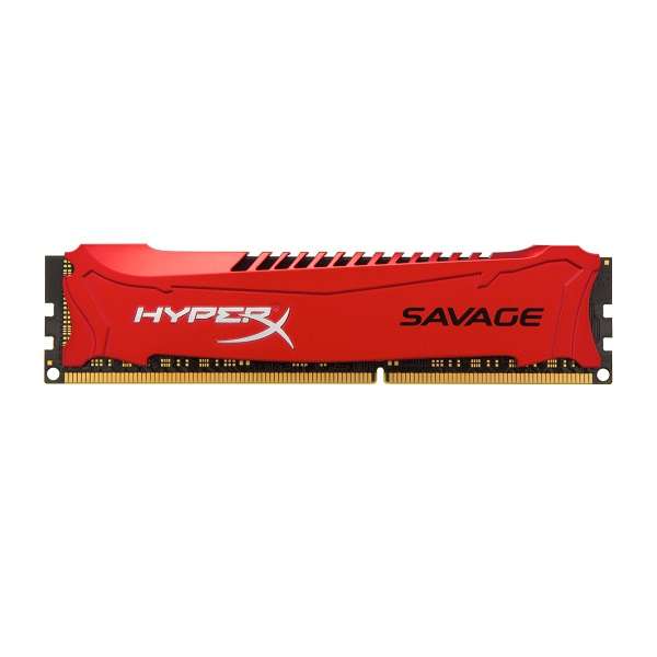رم دسکتاپ DDR3 تک کاناله 1600 مگاهرتز CL9 هایپرایکس مدل SAVAGE-RED ظرفیت 4 گیگابایت