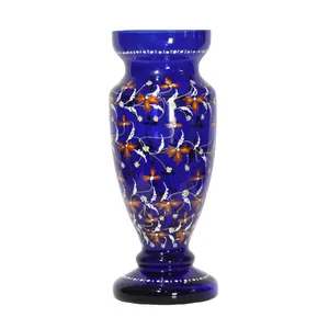 گلدان  شیشه ای  مدل گل درشت