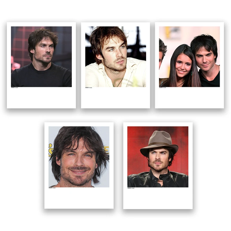 آویز تزیینی مدل ایان Ian Somerhalder کد Asa200 مجموعه پنچ عددی