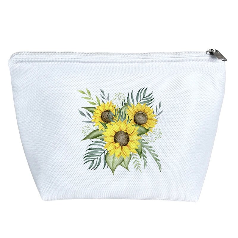 کیف لوازم آرایش دخترانه خندالو مدل گل آفتابگردان کد 10260