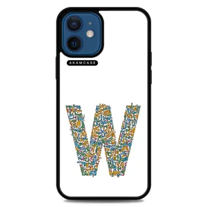 AKAM AMC-WA12M-ALPHADOODLEBET-23 Cover For Apple iPhone 12 Mini