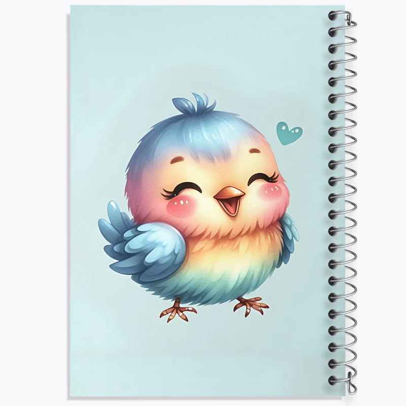 دفتر مشق 100 برگ خندالو طرح جوجه کیوت کد N3311