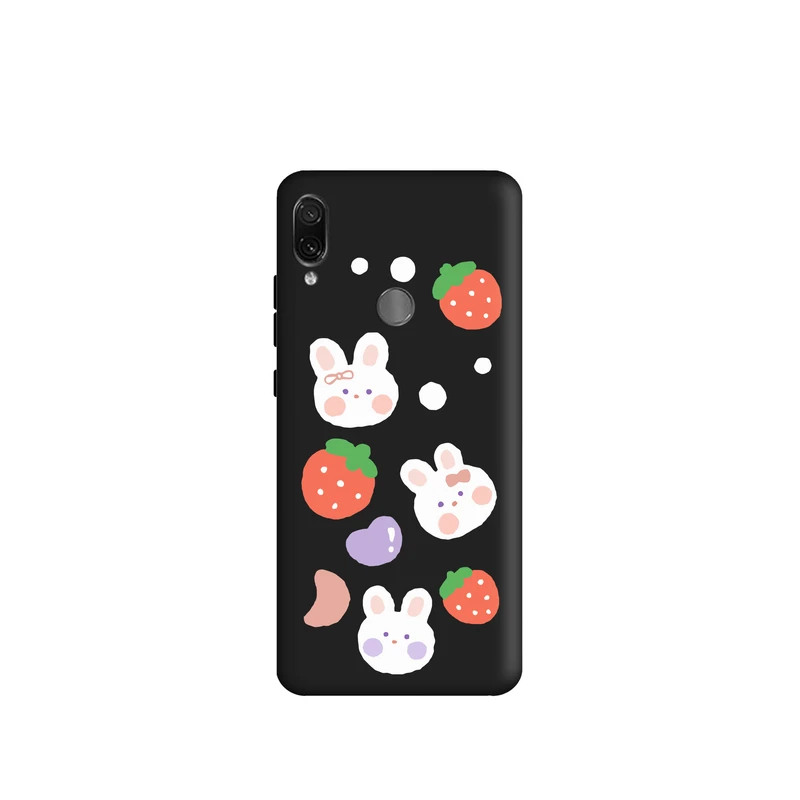 کاور طرح خرگوشی توت فرنگی کد t2233 مناسب برای گوشی موبایل شیائومی Redmi note7 / Redmi note7 pro 