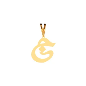 آویز گردنبند طلا 18 عیار زنانه آمانژ مدل حرف ج کد D10706