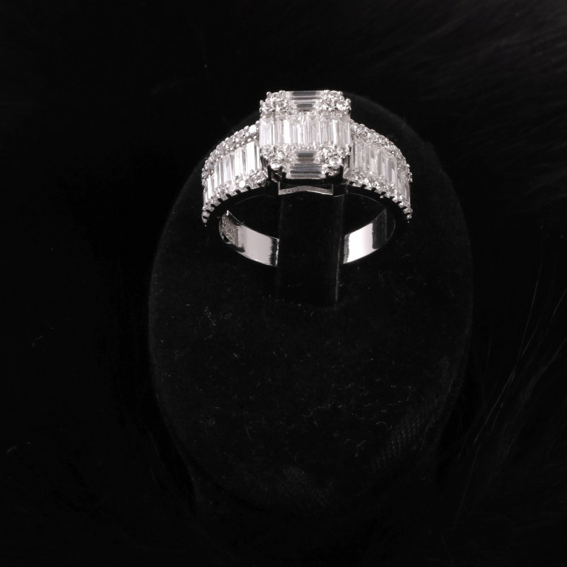 انگشتر نقره زنانه آمیتیس مدل AVN-R49