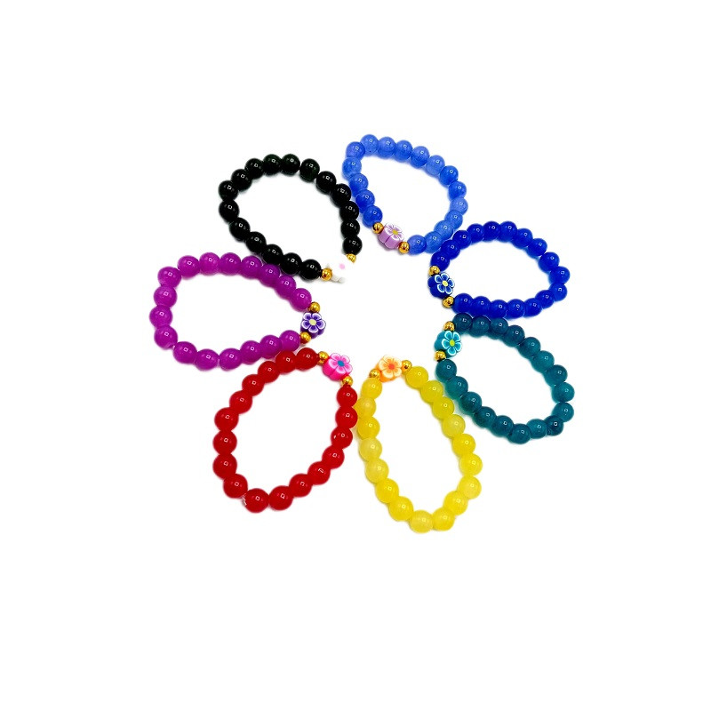 دستبند دخترانه مدل تک گل مجموعه 7 عددی دستبند دخترانه مدل تک گل مجموعه 7 عددی