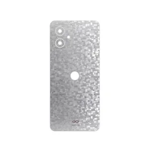 MAHOOT Silver-Silicon Cover Sticker for Motorola Moto G54