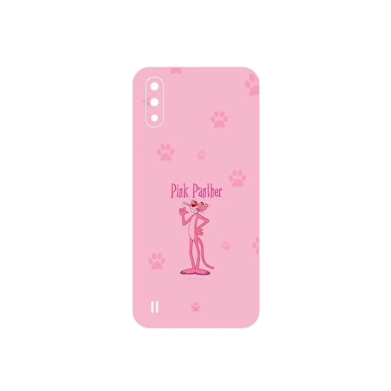 برچسب پوششی ماهوت مدل The Pink Panther مناسب برای گوشی موبایل سامسونگ Galaxy A01