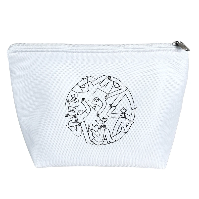 کیف لوازم آرایش دخترانه خندالو مدل دایره دوستان کد 8638