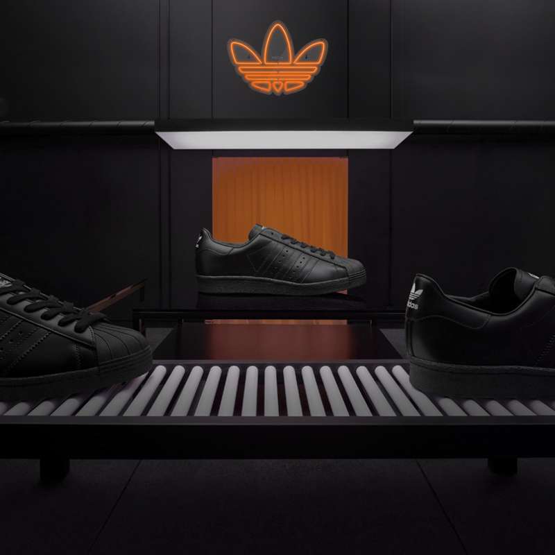 چراغ دیواری نئون دیزاین طرح Adidas-Logo_ORG
