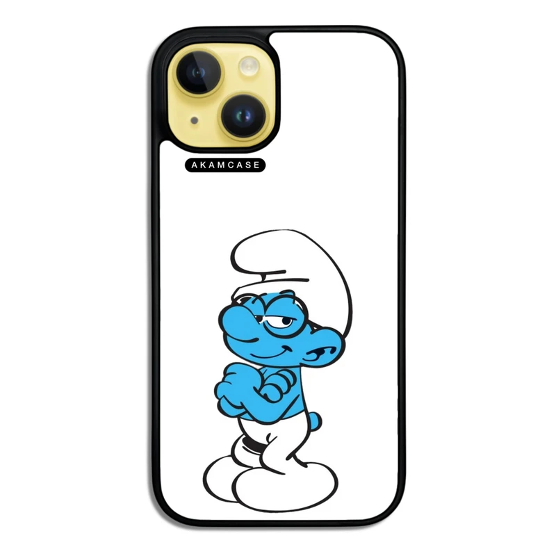 کاور آکام مدل AMC-WA15-SMURFS-26 مناسب برای گوشی موبایل اپل iPhone 15