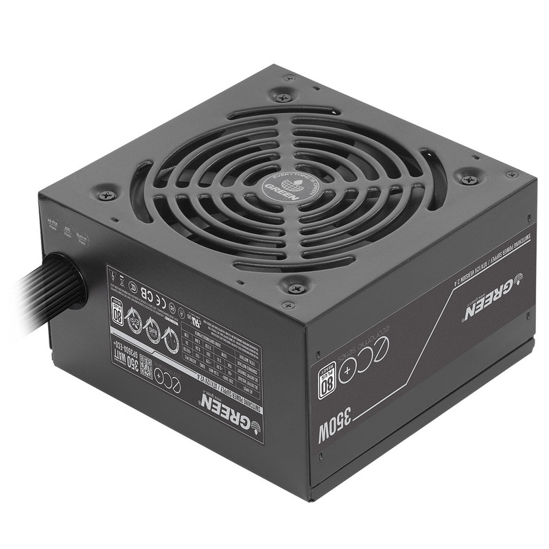 منبع تغذیه کامپیوتر 350W وات گرین مدل GP350A-ECO Plus