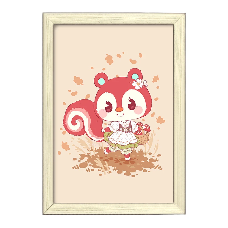 تابلو خندالو طرح بازی انیمال کراسینگ (Animal Crossing) کد 32646