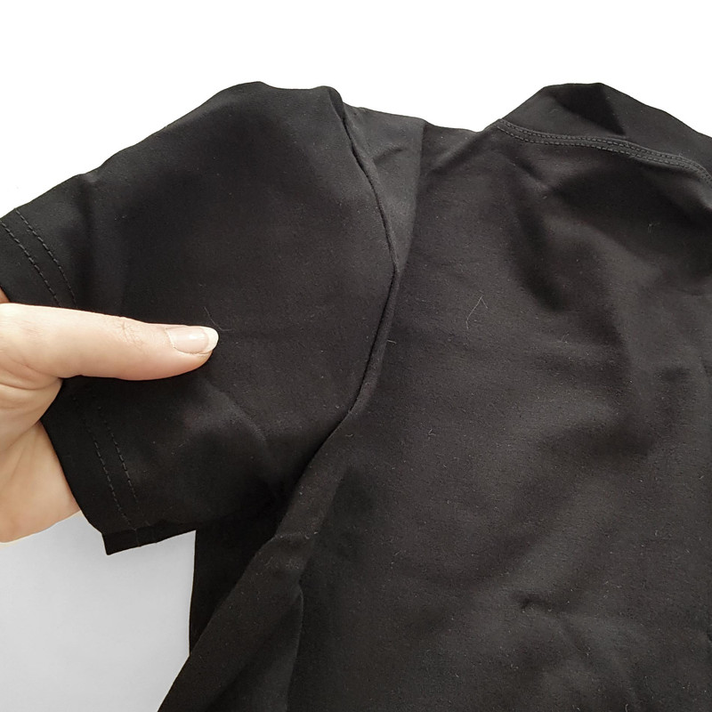کراپ‌تی شرت آستین کوتاه زنانه ماییلدا مدل 4725-505 رنگ مشکی