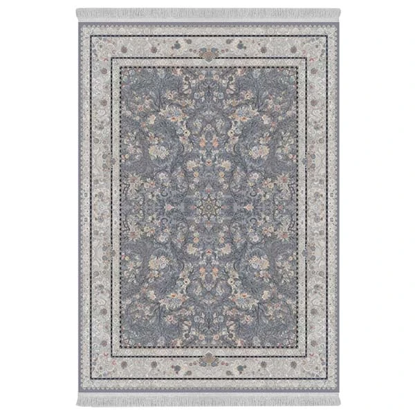 فرش پارچه‌ای دفه مدل فرشینه هازان مخمل طرح فانتزی کد 3027