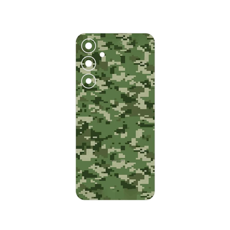 برچسب پوششی ماهوت مدل Army_Green_Pixel مناسب برای گوشی موبایل سامسونگ Galaxy A55