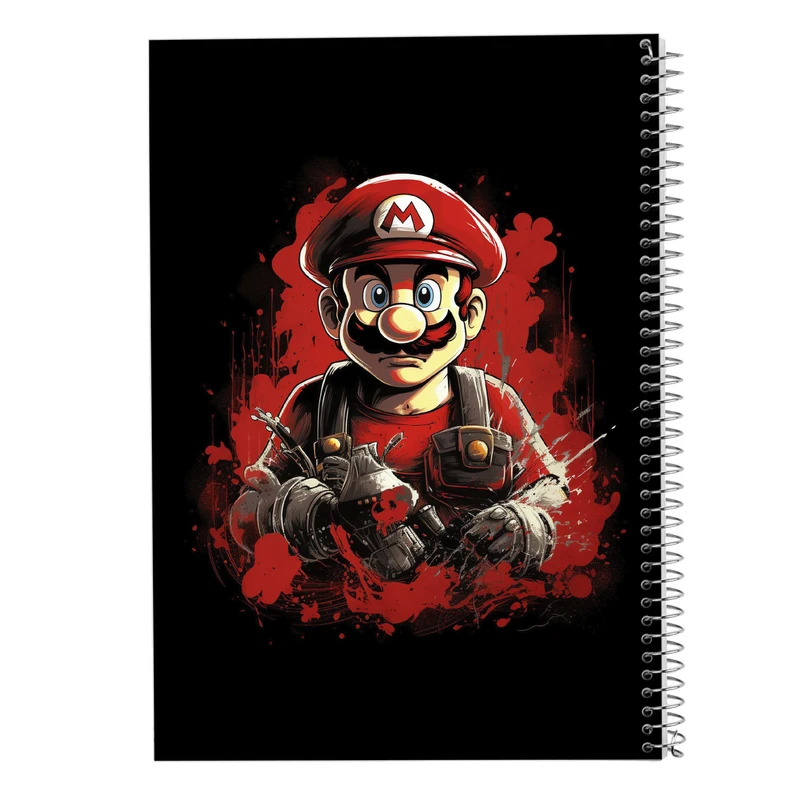 دفتر ژورنال نویسی 50 برگ مدوپد مدل نقطه ای طرح سوپرماریو super mario کد DF2815