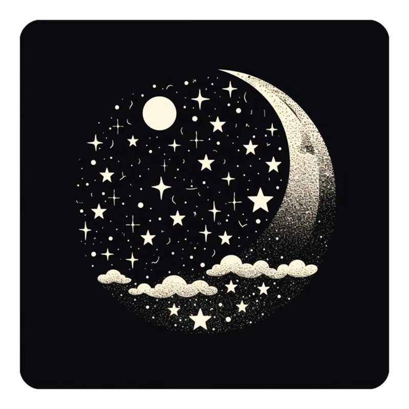 مگنت کاکتی طرح ماه و ستاره مدل mp50694