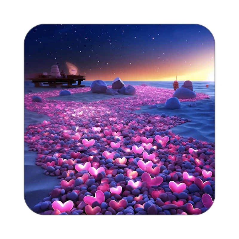 زیر لیوانی کاکتی مدل عاشقانه کد mp13219