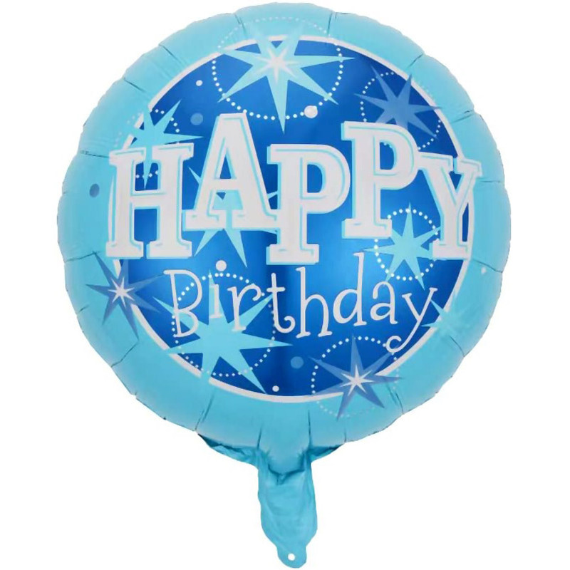 بادکنک فویلی گرد طرح هپی برت دی کد DB33