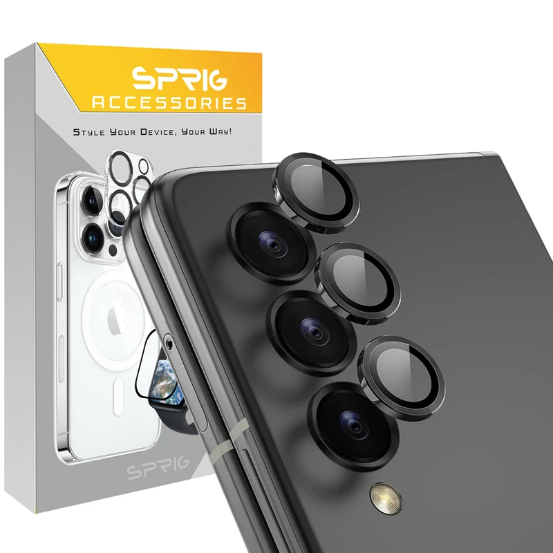 محافظ لنز دوربین رینگی اسپریگ مدل Ring Metal مناسب برای گوشی موبایل سامسونگ Galaxy ZFold 5