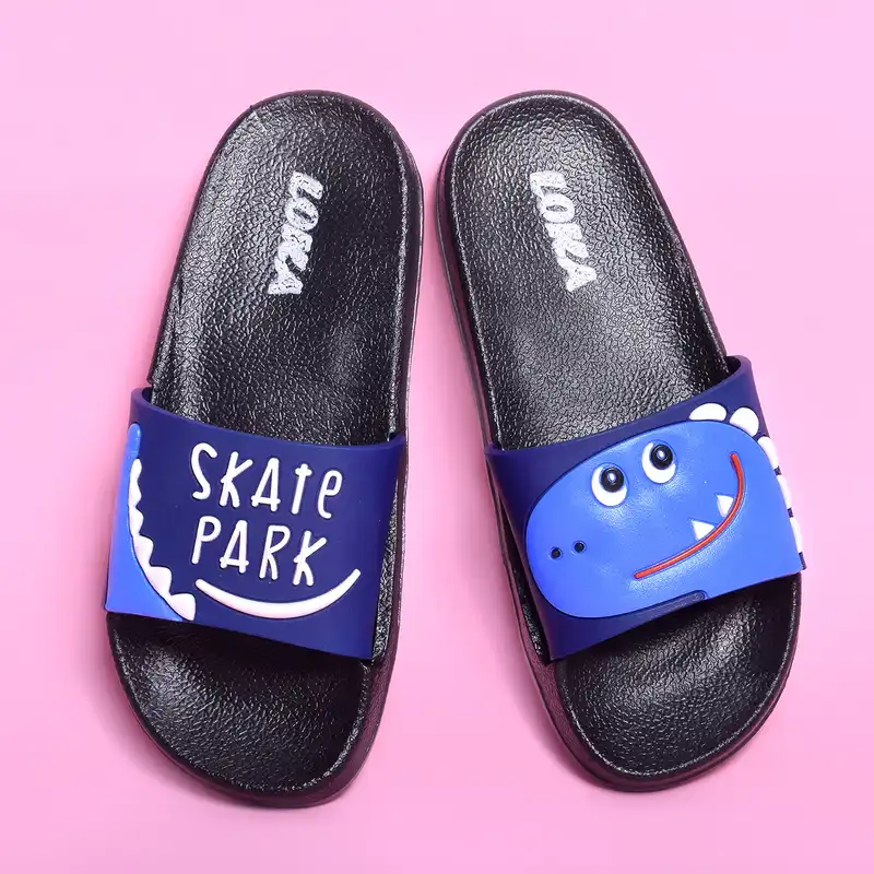 دمپایی پسرانه مدل لوکا طرح دایناسور کد BL.3269