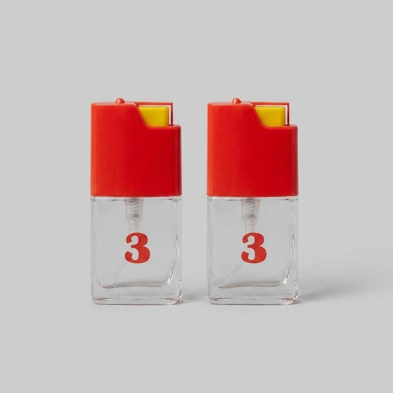 عطر جیبی زنانه بیک شماره 3  حجم 7.5 میلی لیتر بسته دو عددی