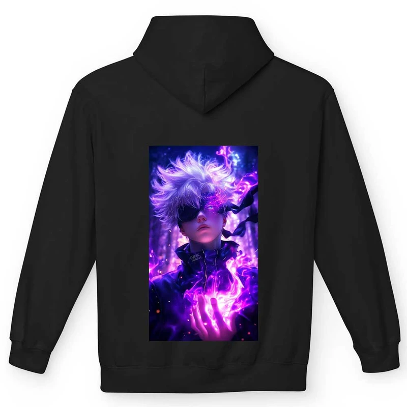 هودی مردانه مدل گوجو ساتورو انیمه کد 1025