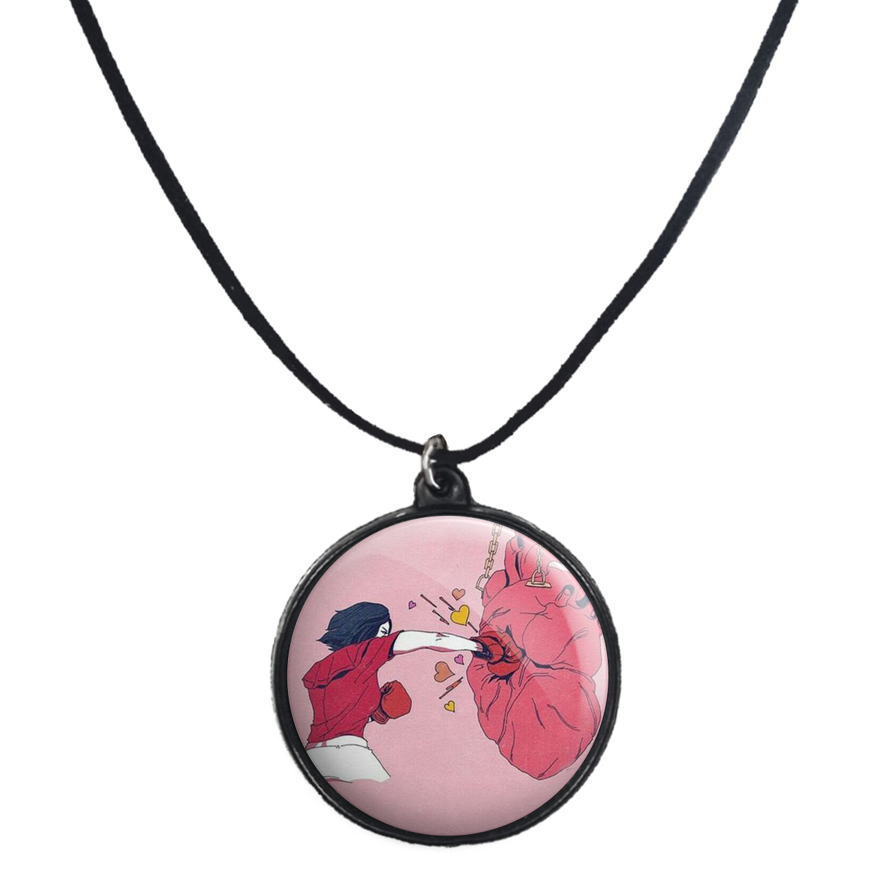 گردنبند پرمانه طرح عاشقانه کد pmb.4377 مدل دو طرفه