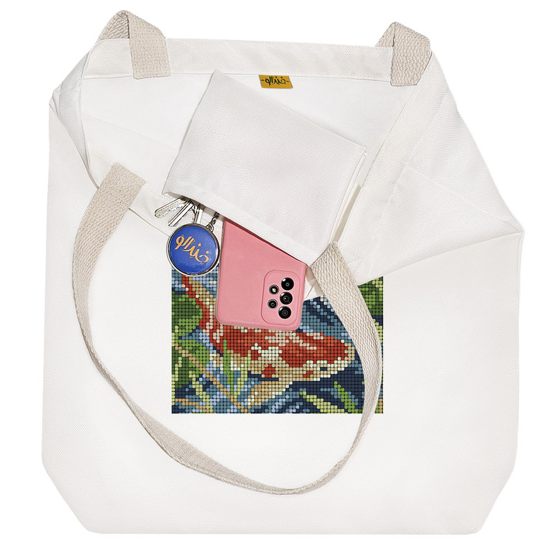 ساک خرید خندالو طرح ماهی قرمز کد 10354