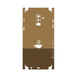MAHOOT Minimal Cup of Coffee Icon-FullSkin Cover Sticker for Samsung Galaxy J8
