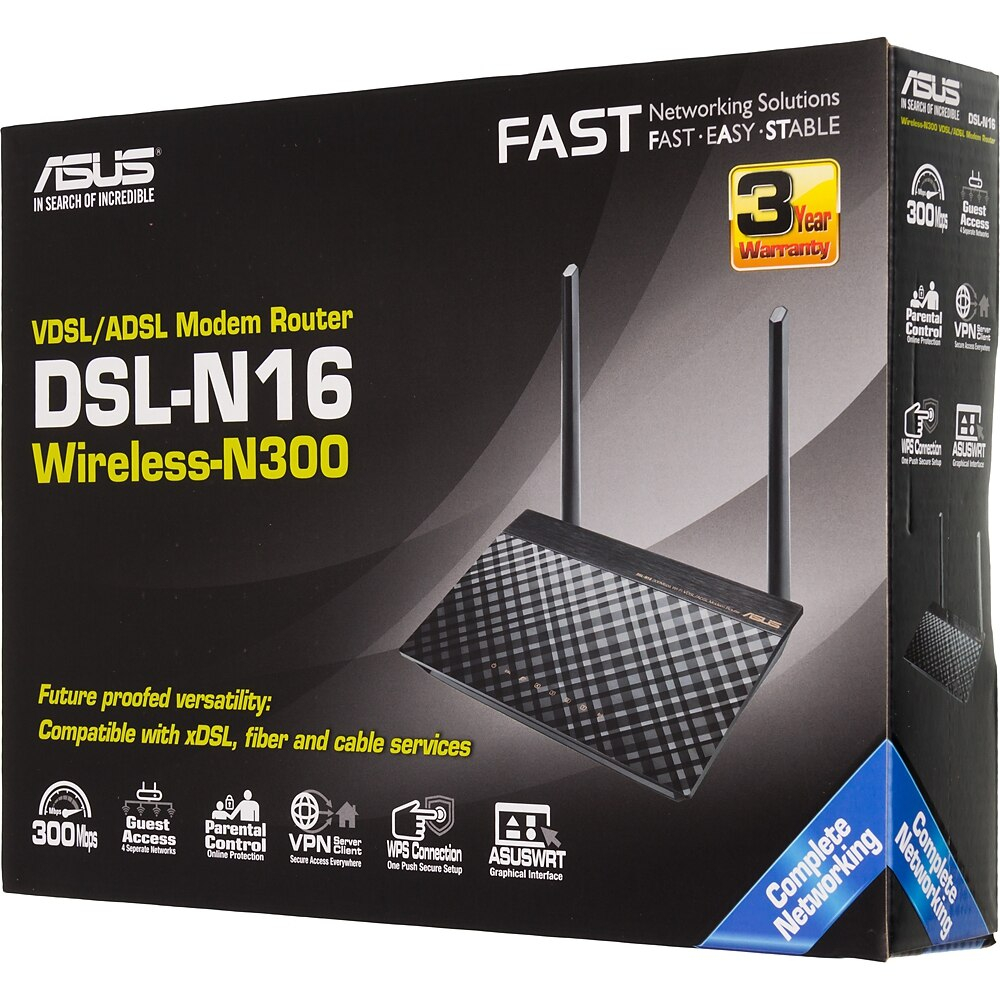 مودم روتر بی سیم VDSL/ADSL ایسوس مدل DSL-N16