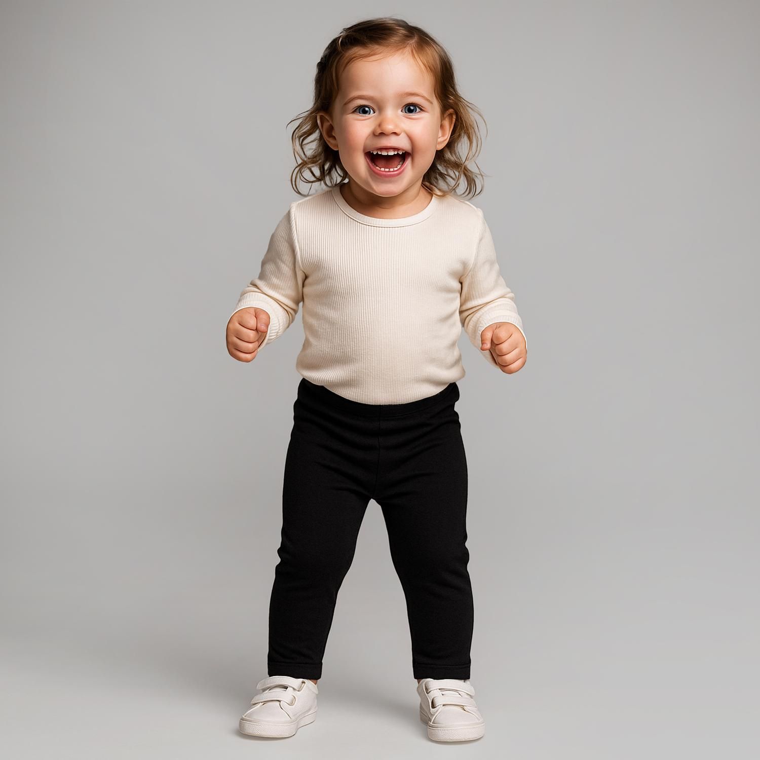 شلوار دخترانه مون‌سا مدل 461505 رنگ مشکی -  - 1