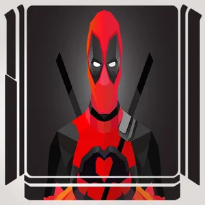 برچسب پلی استیشن ۴ مدل  deadpool  کد PSS-322  