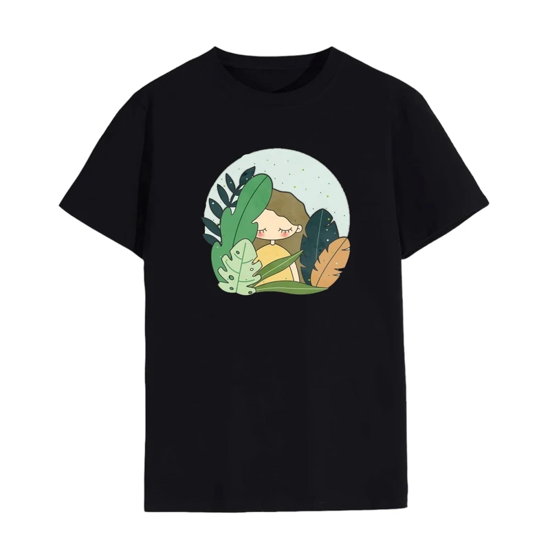 تی شرت لانگ آستین کوتاه زنانه مدل دخترک کد 5