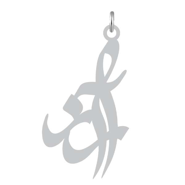 آویز گردنبند نقره کرابو طرح آراز مدل Kn2-1149