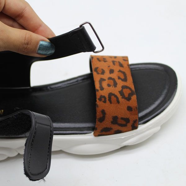 صندل زنانه پاپا مدل ملودی پلنگی کد 1-1388-GY -  - 42