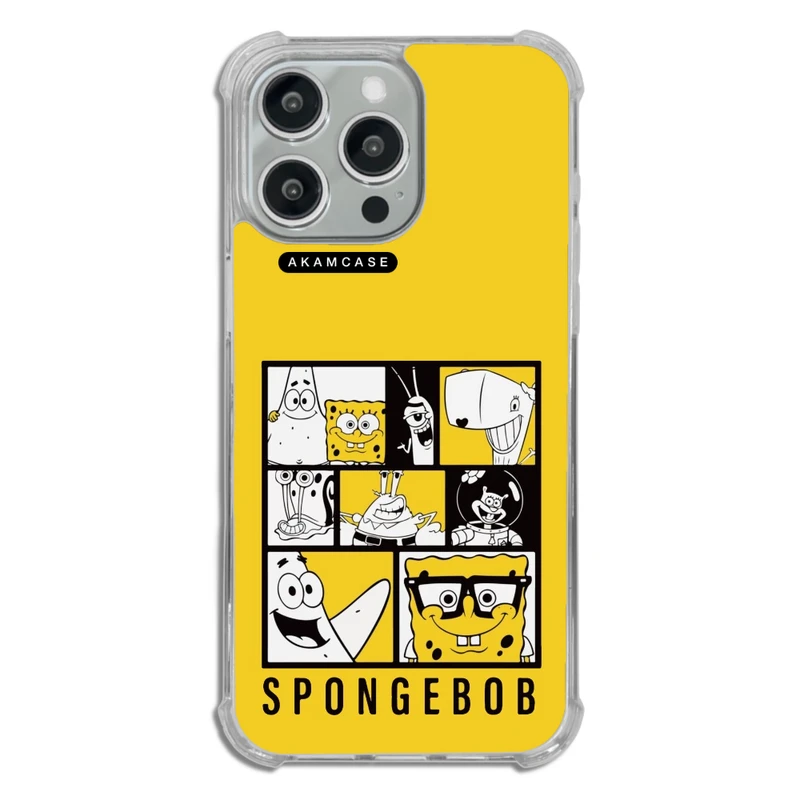 کاور آکام مدل AMC-WTA15PROMAX-SPONGE BOB3 مناسب برای گوشی موبایل اپل iPhone 15 Pro Max