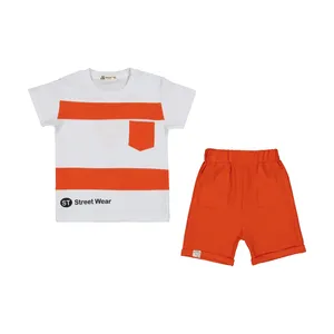 ست تی شرت و شلوارک پسرانه نونا مدل 2211391-0126