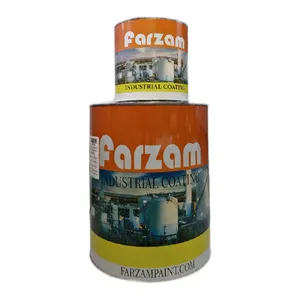 رنگ اپوکسی طوسی با هاردنر فرزام کد 902 حجم 4 لیتر