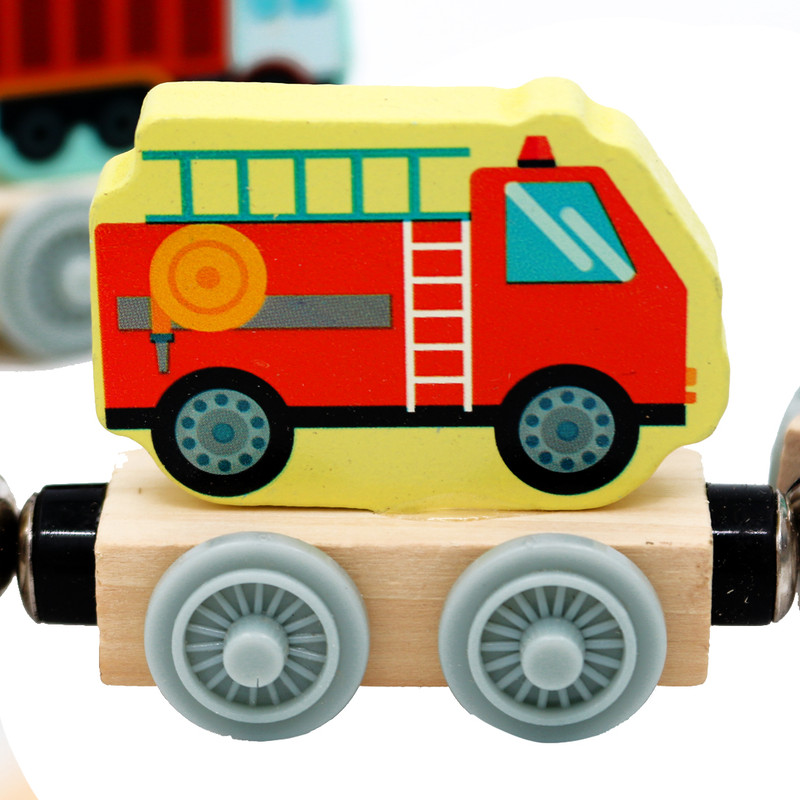 قطار بازی مدل چوبی مگنتی