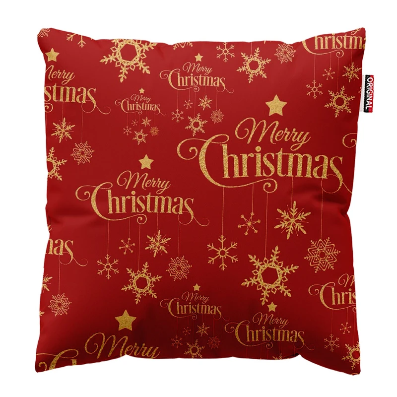 کوسن پاد آفرین طرح کریسمس کد 2698 سایز 30*30 سانتی متر